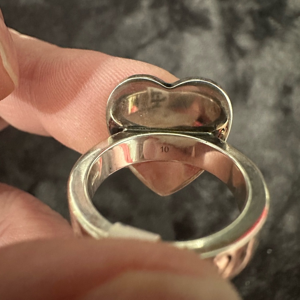 Gucci Ghost Heart silver ring - Picture 4 of 5